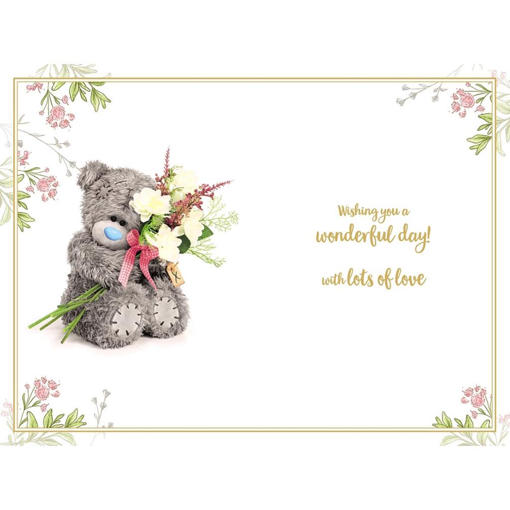 3D Holographic Sister Me to You Bear Birthday Card Extra Image 1